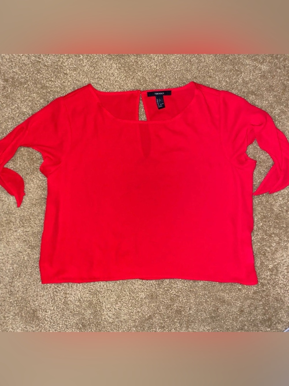 Women’s Forever 21 Red crop top